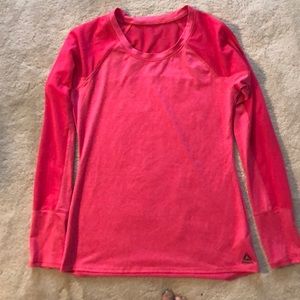 Ladies pink Reebok long sleeve.